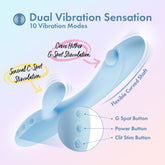 Blush Novelties Play With Me Moondust Magic Rabbit Vibrator Blue Rabbit Vibrators